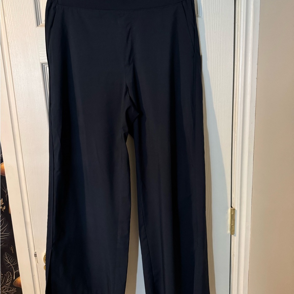 Old Navy blue Wide-Leg Pants slit leg